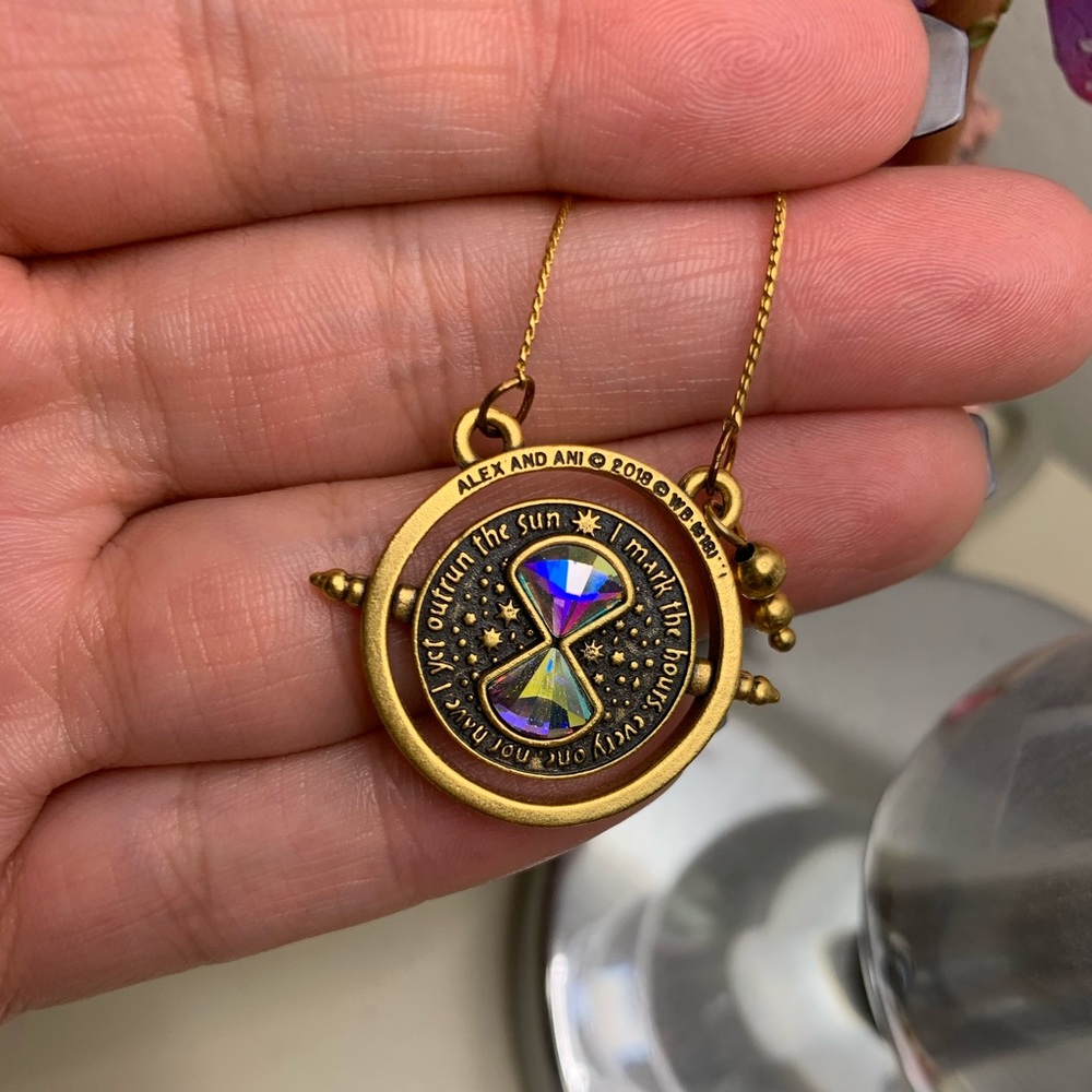 Alex and Ani time turner necklace